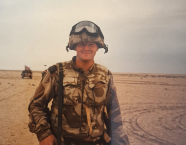 Veteran shares powerful message of hope to mark Remembrance Day